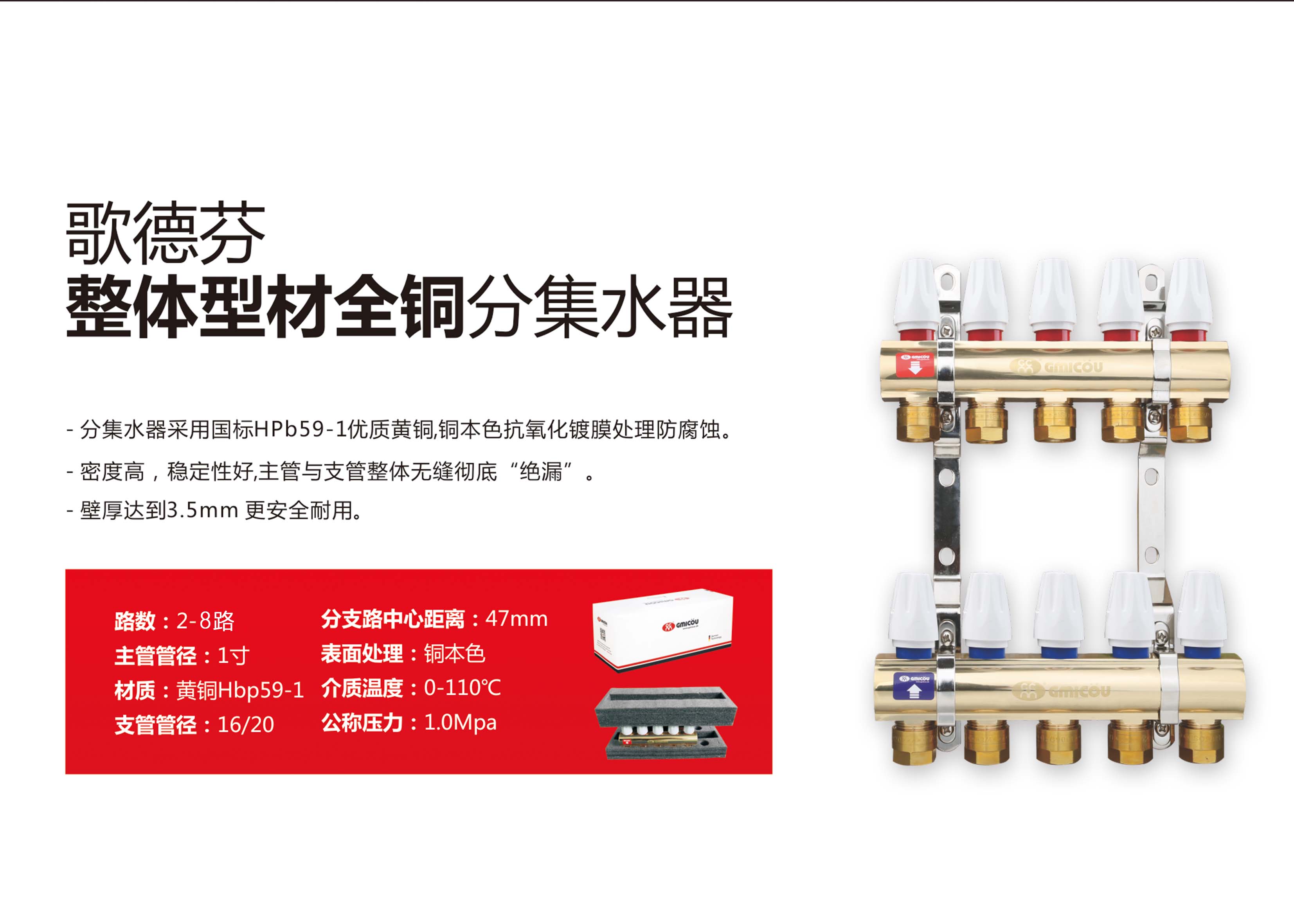 集美科歌德芬分集水器